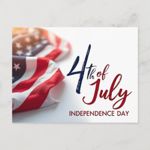 4th of July Independence Day Patriotic Design Postcard