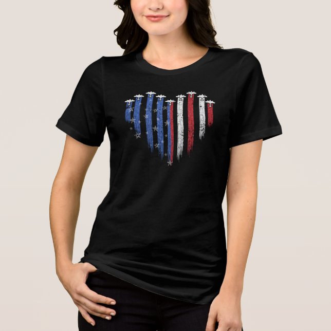 4th of July - independence day Tri-Blend Shirt (Front)
