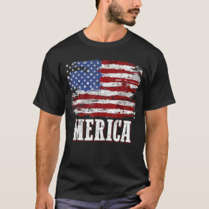 4th of July Independence Day US American Flag Patr T-Shirt