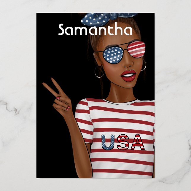 4th of July Independence Day USA Birthday Party Fo (Front)