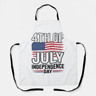 4th of July Independence Day Vintage Shirt Design_ Apron
