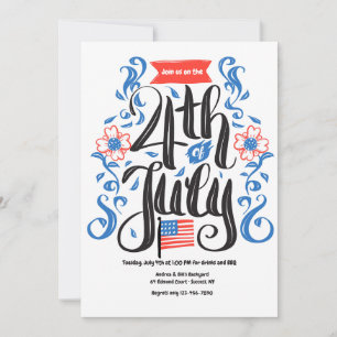 4th of July Invitation