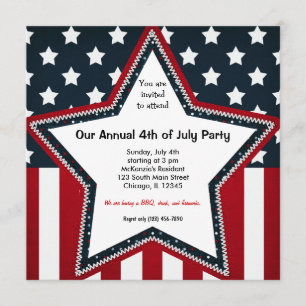 4th of July Invitation