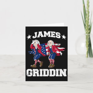 4th Of July James Madison Griddy James Griddin 1 Card