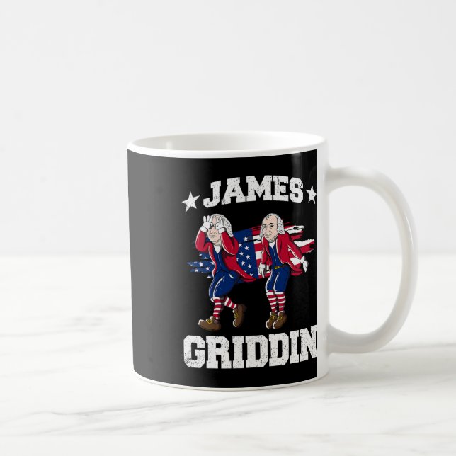 4th Of July James Madison Griddy James Griddin 1  Coffee Mug (Right)