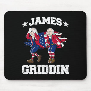 4th Of July James Madison Griddy James Griddin 1  Mouse Pad