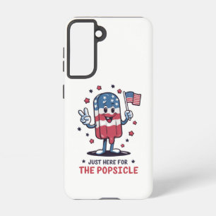 4th Of July Just Here For The Popsicle Patriotic Samsung Galaxy Case