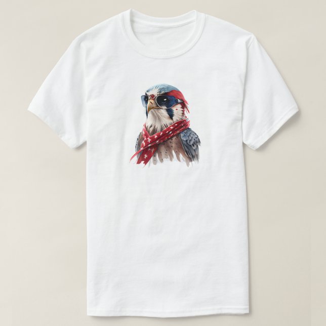 4th Of July Kestrel T-Shirt (Design Front)