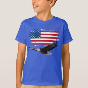 4th of July Kids Blue T shirt