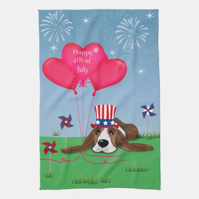 4th Of July Kitchen Towel (Vertical)