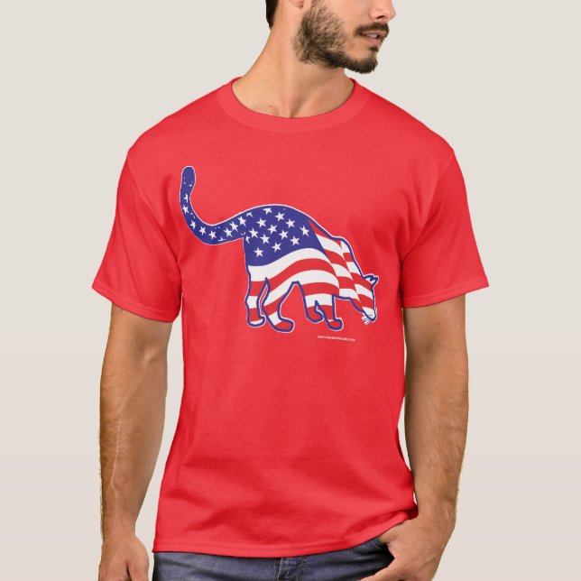 4th of July Kitty Cats T-Shirt (Front)