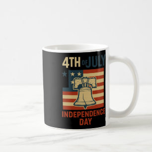 4th Of July Liberty Bell Independence Day Usa  Coffee Mug