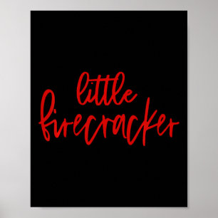 4th Of July Little Firecracker Patriotic Usa Toddl Poster