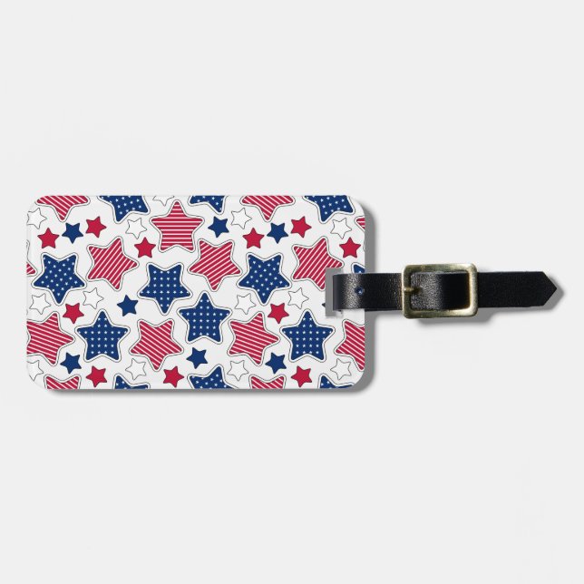 4th Of July Luggage Tag (Front Horizontal)