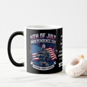 4th Of July  Magic Mug