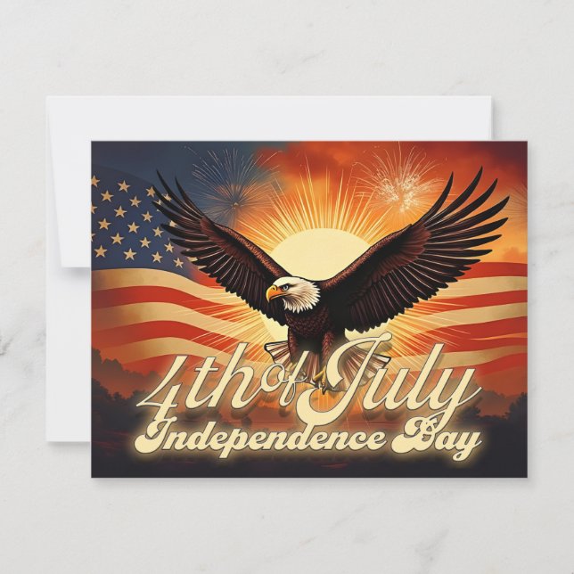 4th of July – Majestic Eagle & Fireworks Tribute🦅 (Front)