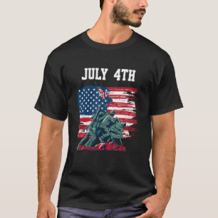 4th Of July Men USA American Flag Boys Independenc T-Shirt