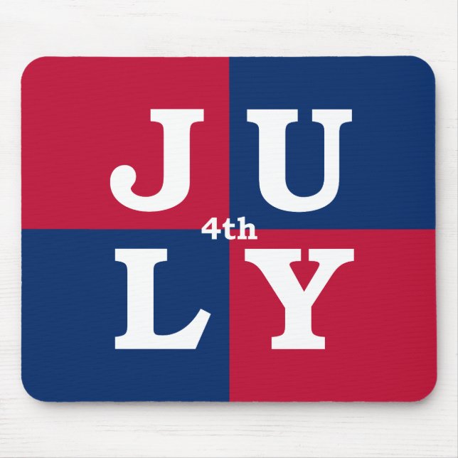 4th of July Mouse Pad (Front)
