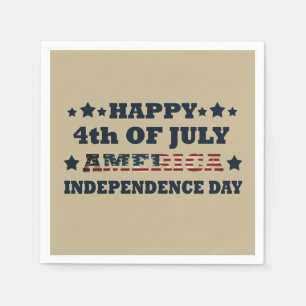 4th of july napkin