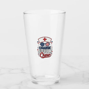 4th of July Nurse Crew Patriotic Medical Shirt Des Glass