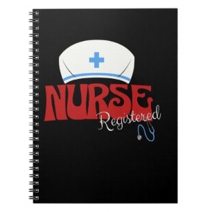 4th Of July Nursing Stethoscope Nurse Women Americ Notebook