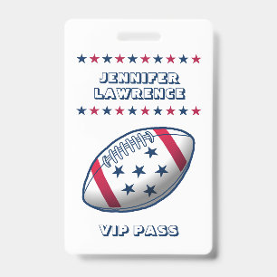 4th of July Party Baseball Badge
