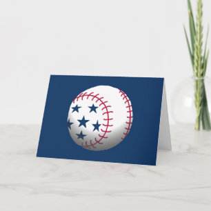 4th of July Party Baseball Invitation
