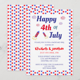 4th of July Party Invitation