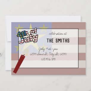 4th of July Party Invitation