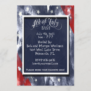 4th of July Party Invitations
