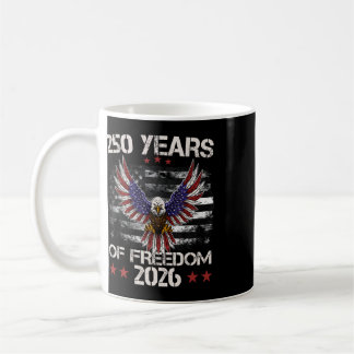 4th Of July Patriotic 250th Anniversary 250 Years Coffee Mug