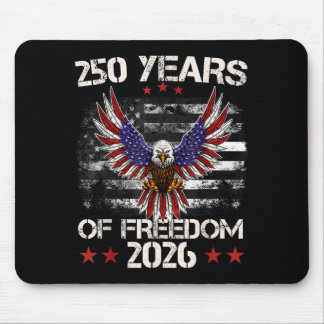 4th of july patriotic 250th anniversary 250 years mouse pad