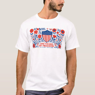4th of July Patriotic 250th Anniversary 250 Years T-Shirt