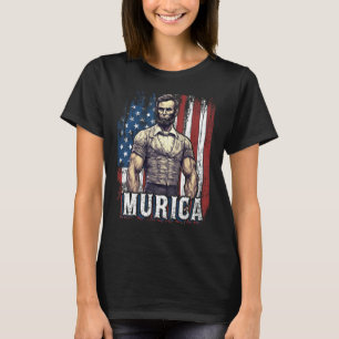 4th of July Patriotic  Abraham Lincoln Graphic Jul T-Shirt