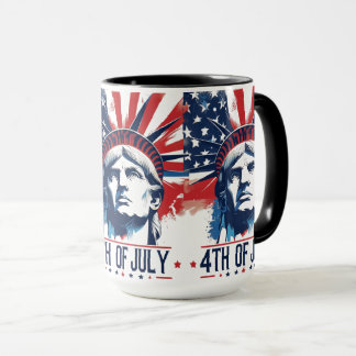 4th of July Patriotic American Pride celebration Mug