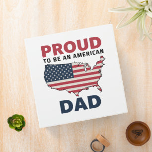 4th of July Patriotic Father's Day Binder