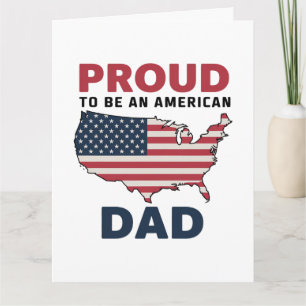 4th of July Patriotic Father's Day Card