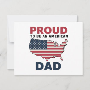 4th of July Patriotic Father's Day  Invitation