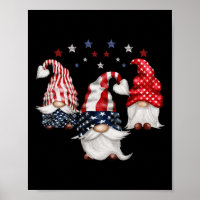 4th Of July Patriotic Gnomes Funny Cute American U