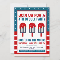 4th of July Patriotic Ice Cream Pop Party 