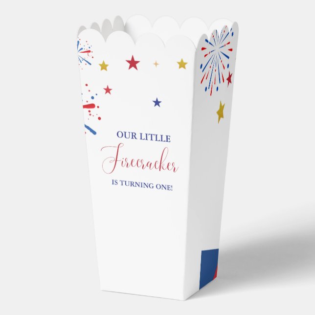 4th of July Patriotic independence  birthday party Favor Box (Front)