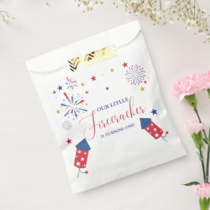 4th of July Patriotic independence birthday party Favour Bag