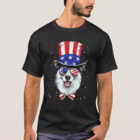 4th of July Patriotic Siberian Husky American USA 