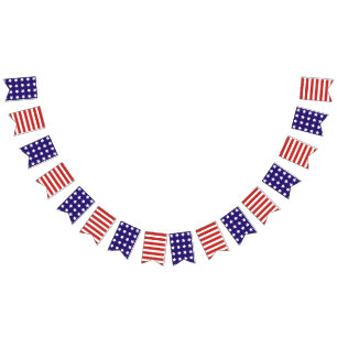 4th of July patriotic USA america flag star party