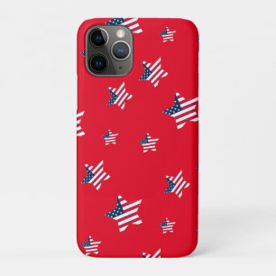 4th of July patriotic USA america flag star party iPhone 11 Pro Case