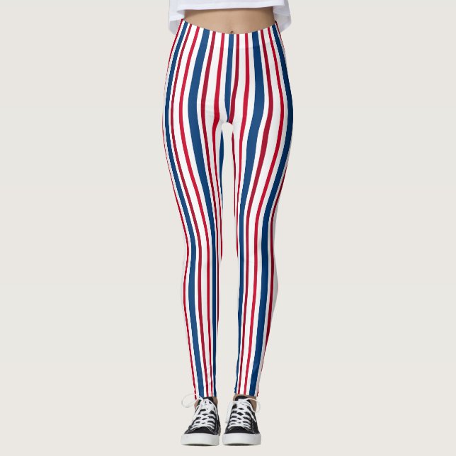 4th of July Pattern  Leggings (Front)