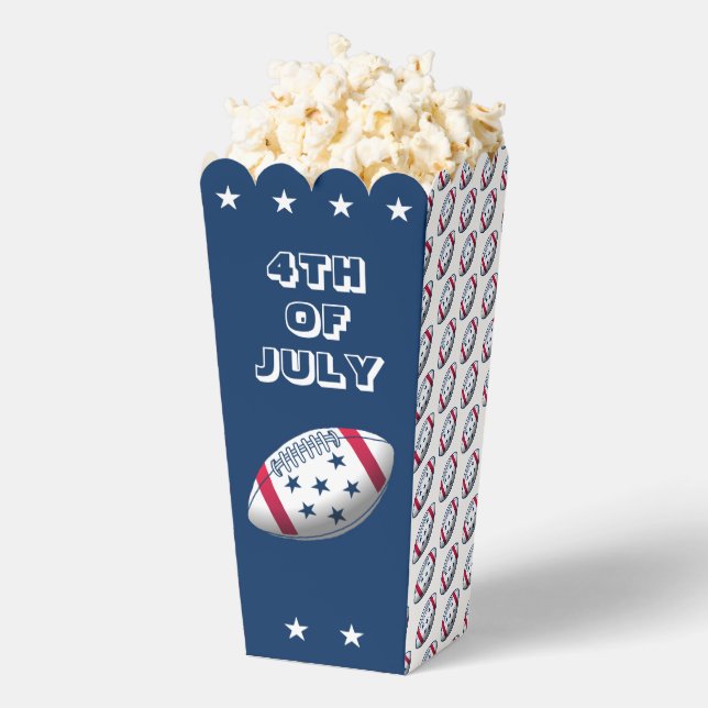 4th of July Popcorn Favour Box (Popped)