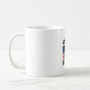 4th of July Pug Patriotic Vintage Shirt Design_1 Coffee Mug