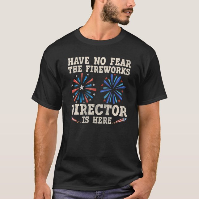4th of July Quote for a Pyrotechnic Safety Inspect T-Shirt (Front)