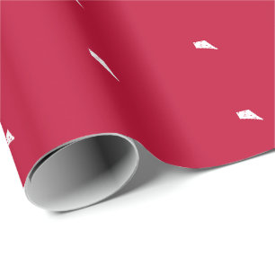 4th of July Red and White Stars Wrapping Paper